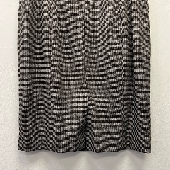 Kasper Plus Size Sleeveless Mini Houndstooth Sheath Dress, Brown/White Size 16 - Picture 12 of 16